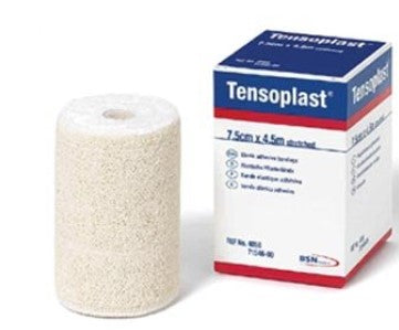 TENSOPLAST BANDAGE ELASTIC ADH WHITE 1" X 5'