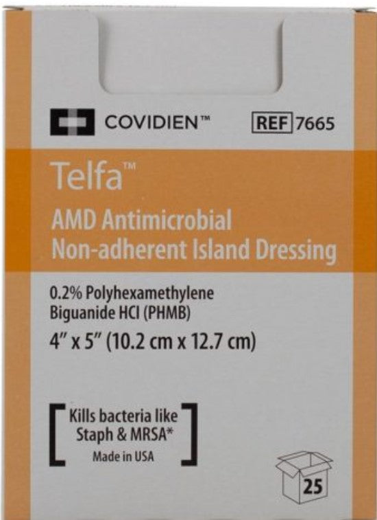 TELFA AMD ISLAND DRESSING ST 4 X 5" (25)
