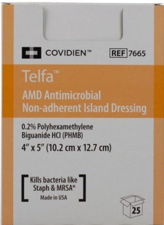 TELFA AMD ISLAND DRESSING ST 4 X 5" (25)