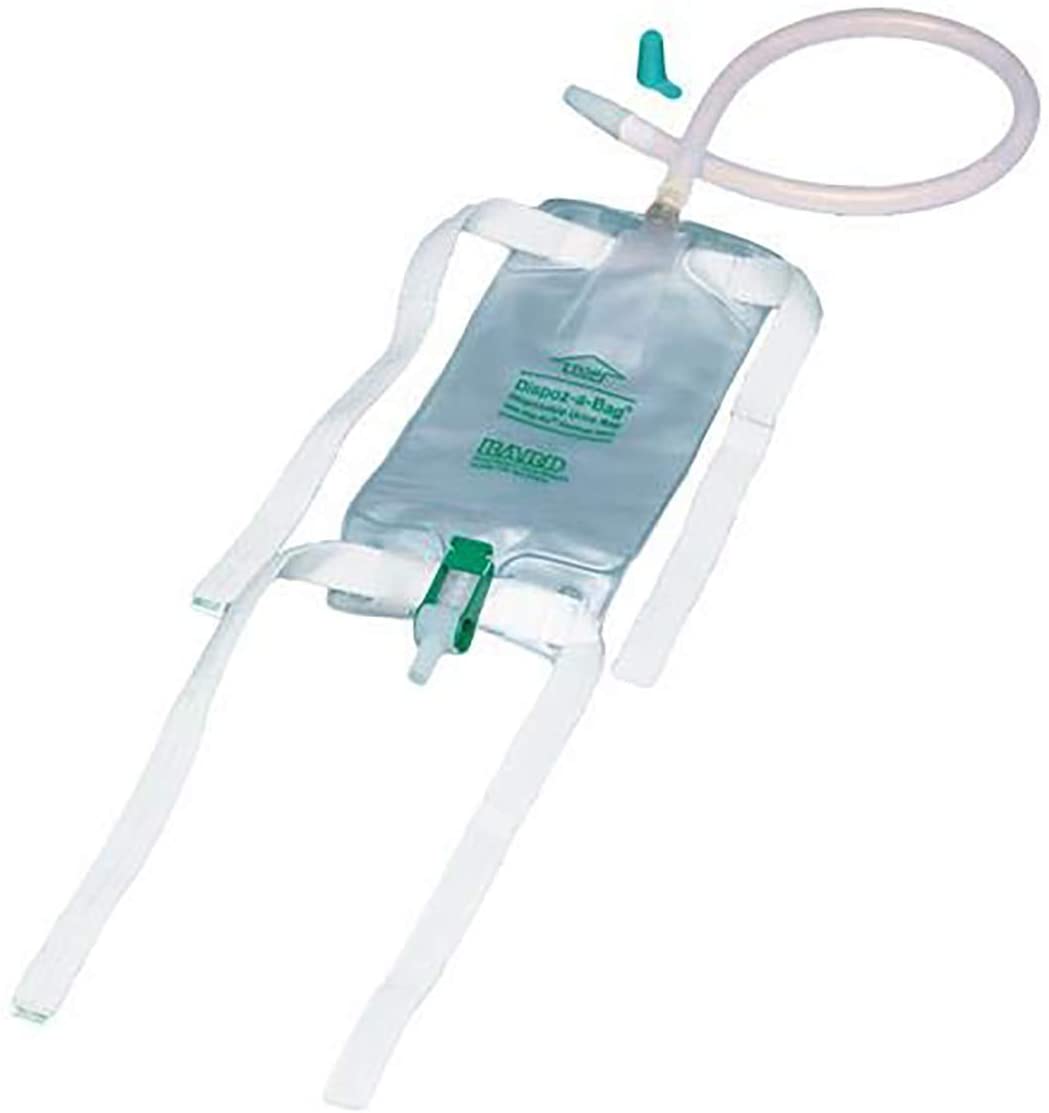 LEG BAG REUSE FLIP FLO W/FAB STRAP 19 OZ