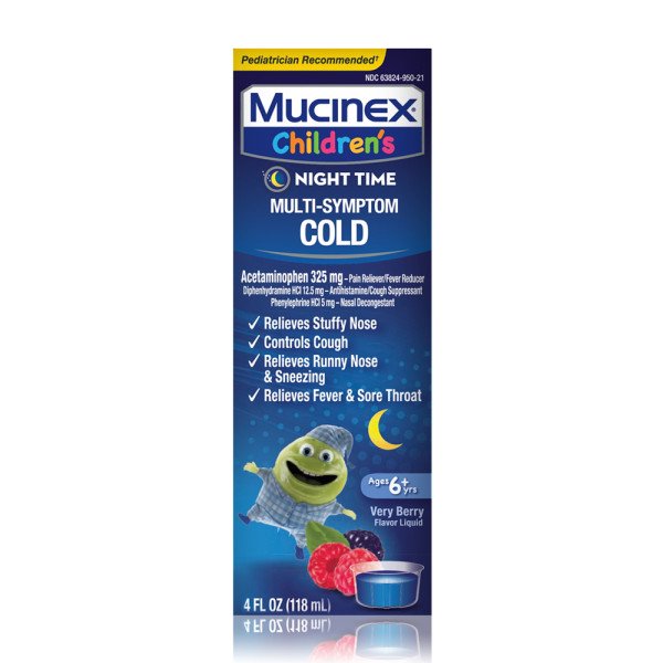 MUCINEX FAST MAX CHILD NIGHTTIME M/S COLD 4OZ