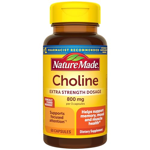CHOLINE 800 MG EXTRA STRENGTH CAP 60 NM
