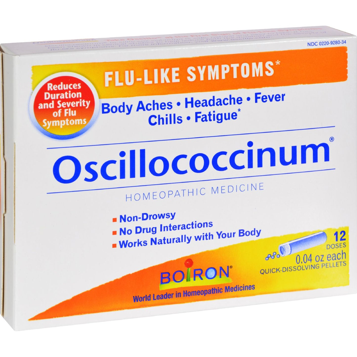 OSCILLOCOCCINUM (FOR FLU) 12 DOSES