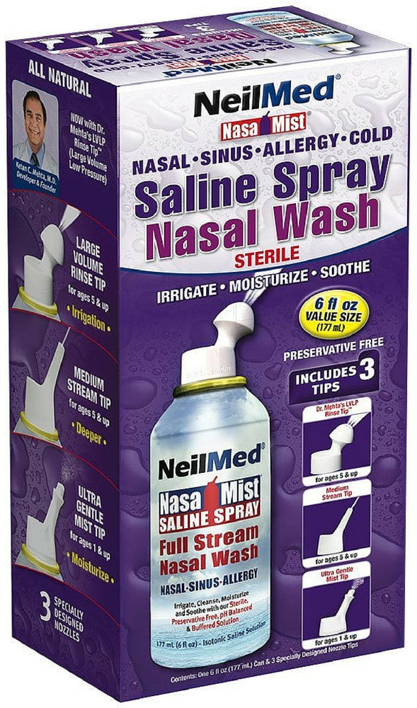 NASAMIST ALL-IN-ONE SALINE SPRAY 6 OZ