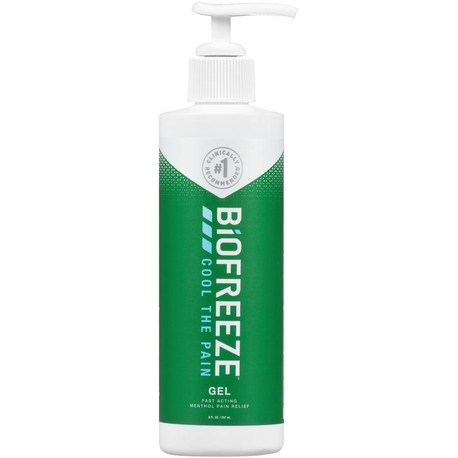 BIOFREEZE PAIN RELIEVING GEL GREEN PUMP 8 OZ