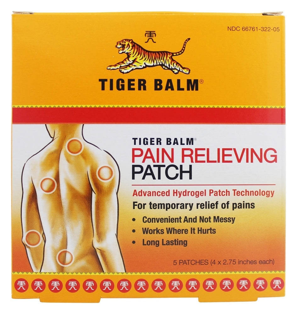 TIGER BALM PATCH WARM 4 X 2 3/4 5 PK