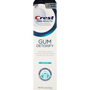 CREST GUM DETOXIFY DEEP CLEAN T/PASTE 4.8 OZ