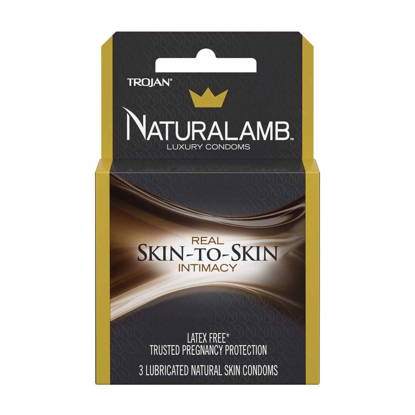 TROJAN NATURALAMB LUBRICATED LATEX FREE 3