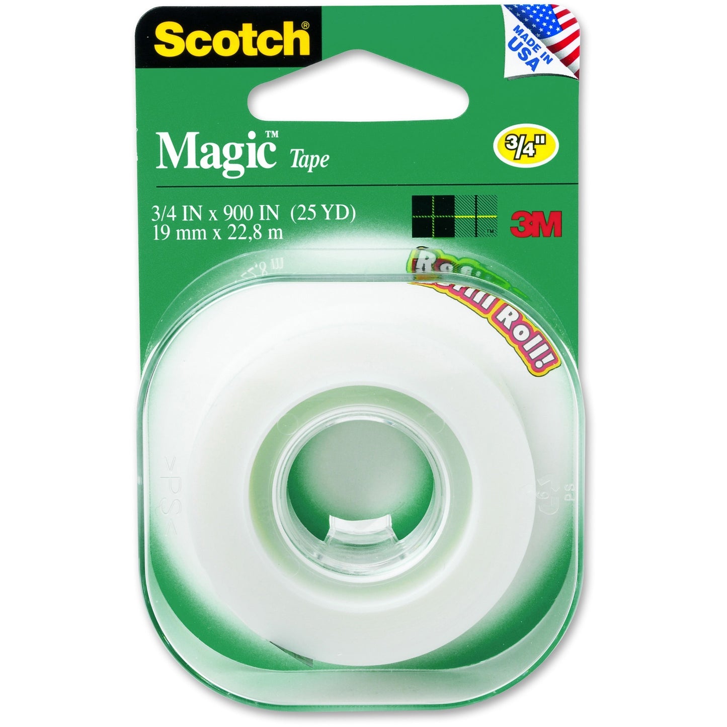 SCOTCH TAPE MAGIC (REFILL) 3/4 X 500"