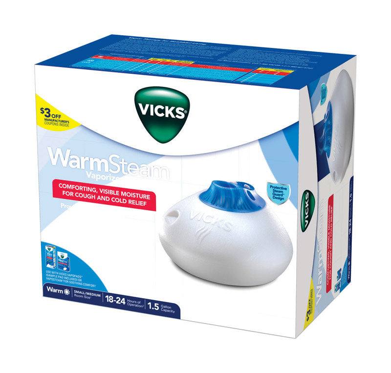 VAPORIZER W/NIGHT LIGHT 1.5 GAL VICKS