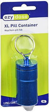 PILL FOB KEYCHAIN XL ASSTD COLORS EZY DOSE