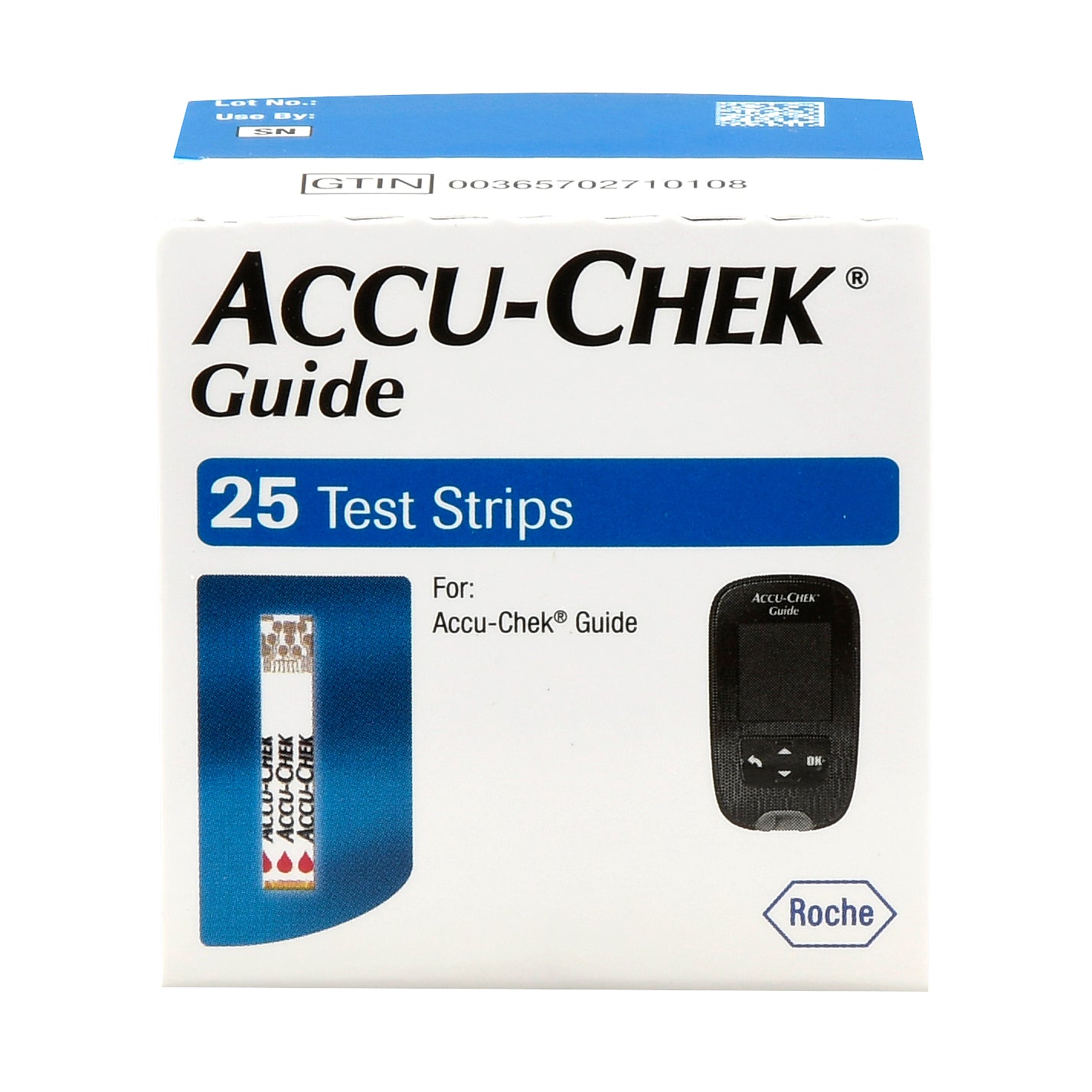 ACCU CHEK GUIDE TEST STRIP 25