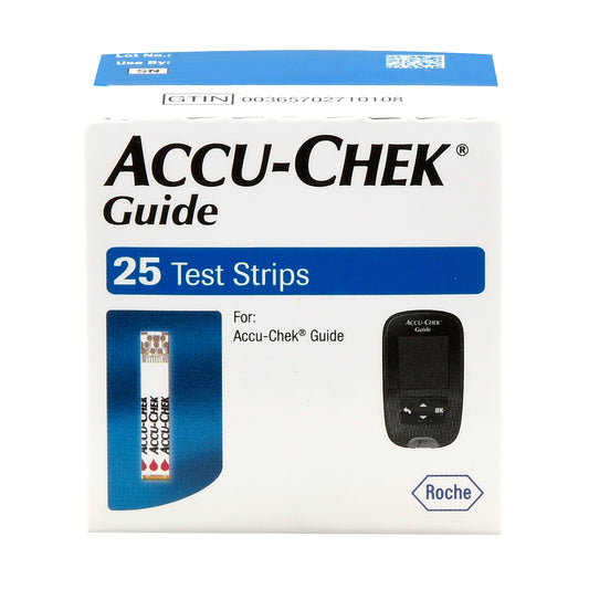 ACCU CHEK GUIDE TEST STRIP 25