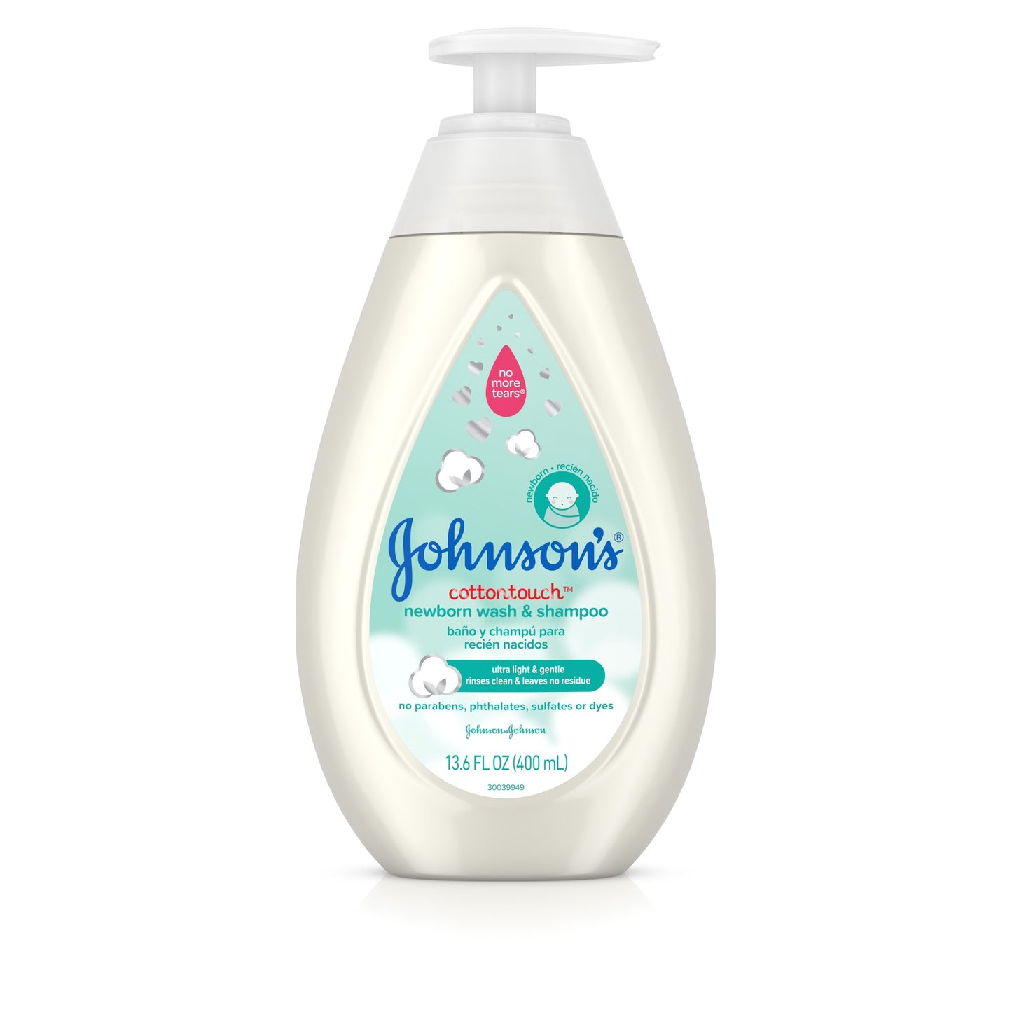 JOHNSON COTTON TOUCH 2N1 WASH & SHAMP 13.6OZ