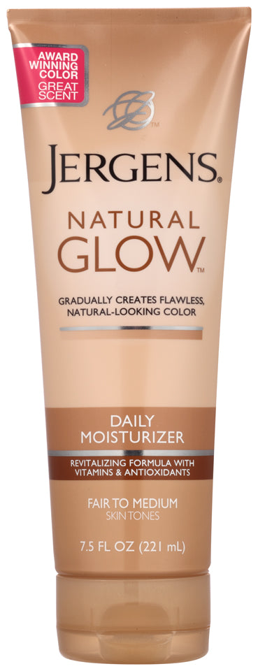 JERGENS NAT GLOW DAILY MOIST FAIR/MED 7.5 OZ
