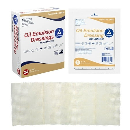 OIL EMULSION DRESSING 3 X 8" (24)