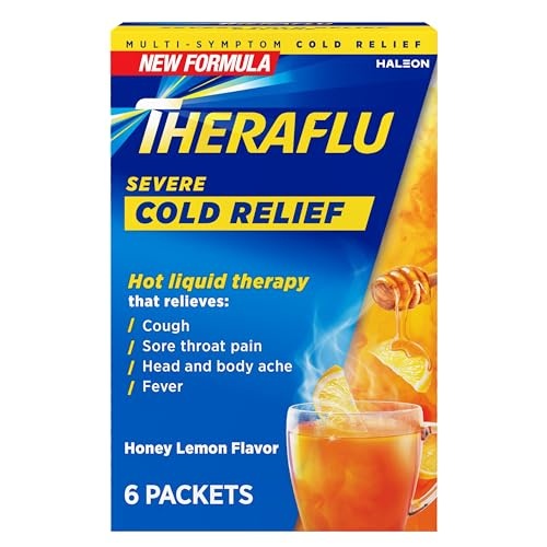 THERAFLU SEVERE COLD TEA HONEY LEMON 6