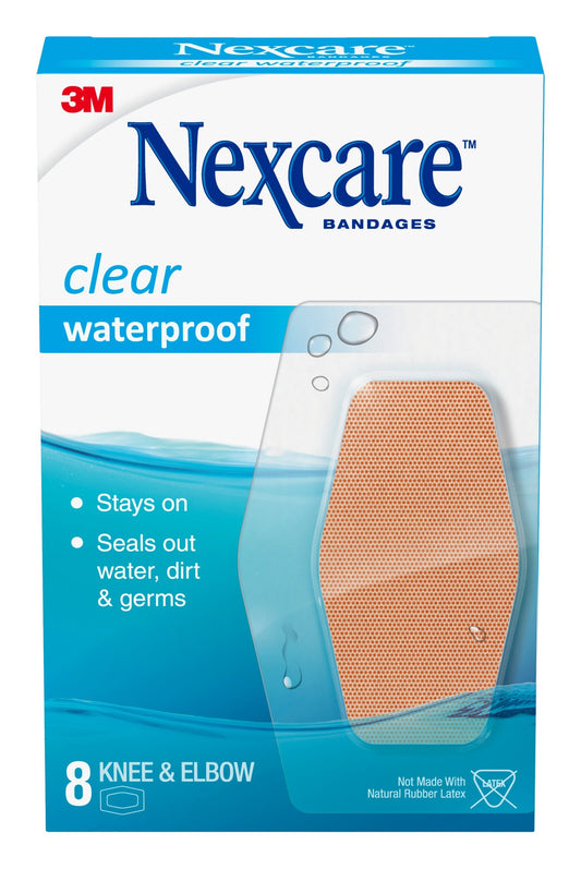 NEXCARE BANDAGE WTPF CLEAR KNEE/ELBOW 8