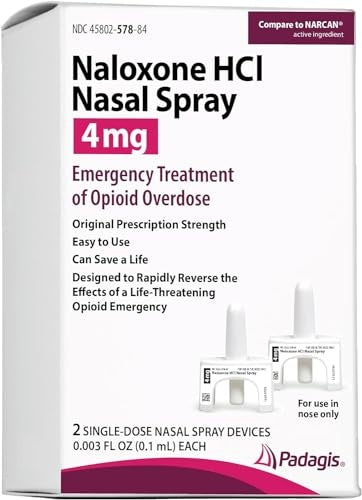 NALOXONE NASAL SPRAY 4 MG 2 PK OTC PADAGIS