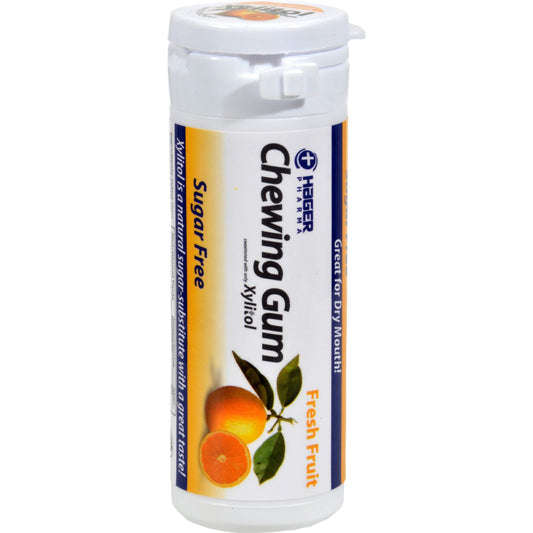 HAGER PHARMA XYLITOL CHEW GUM FRESH FRUIT 30
