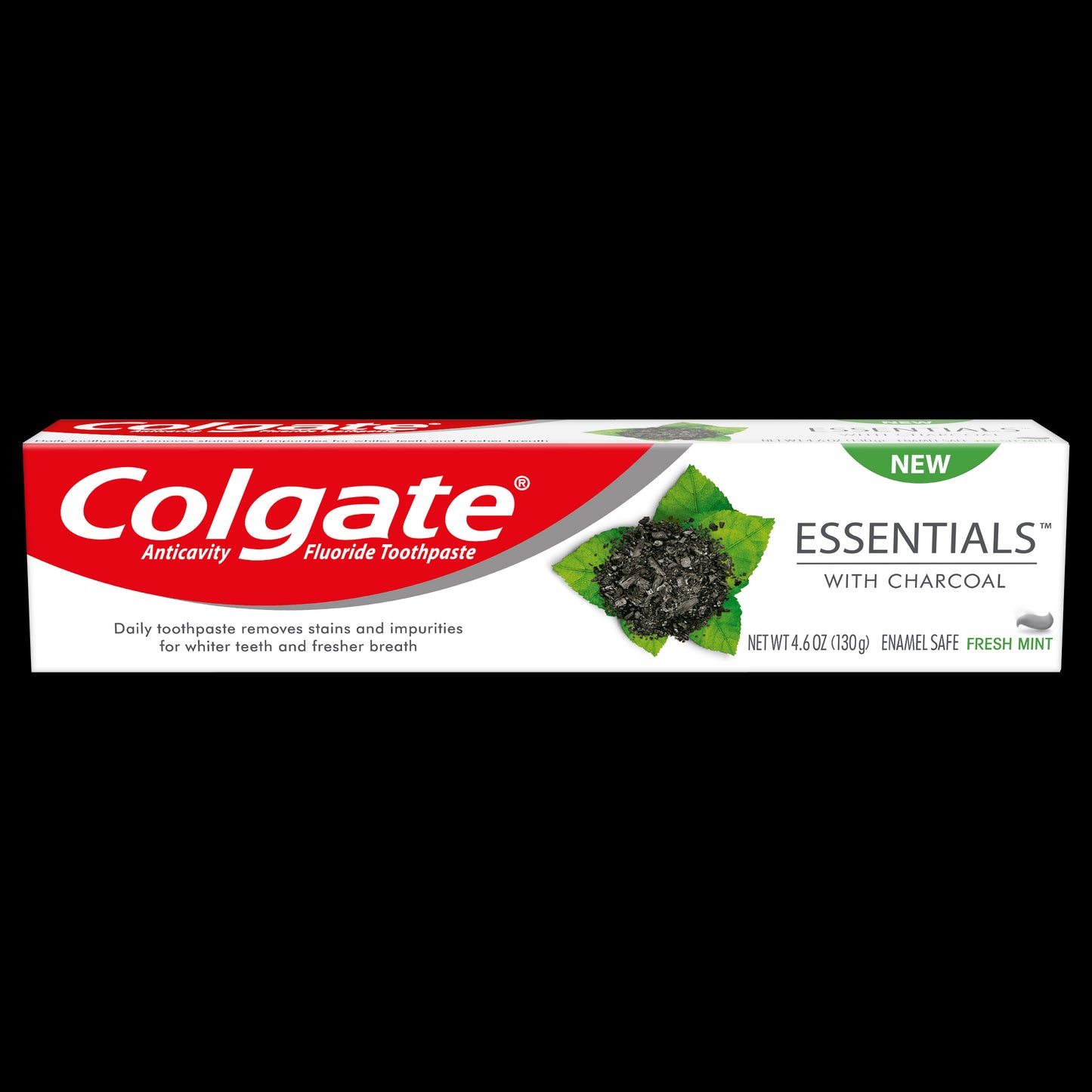 COLGATE ESSENTIALS CHARCOAL T/P F/MINT 4.6 CG