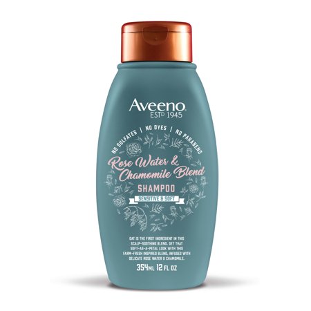 AVEENO ROSEWATER & CHAMOMILE BLEND SHAMP 12OZ