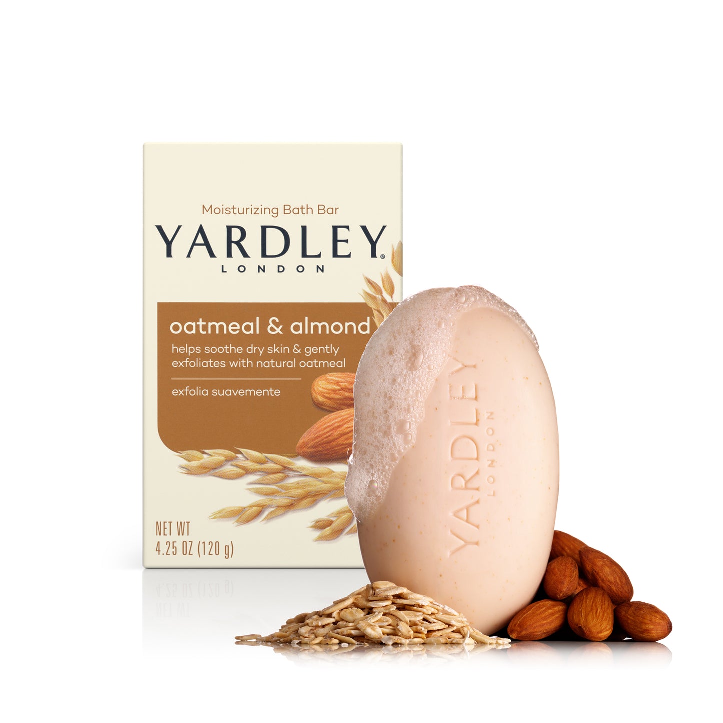 YARDLEY SOAP OATMEAL/ALMOND BAR 4.25 OZ