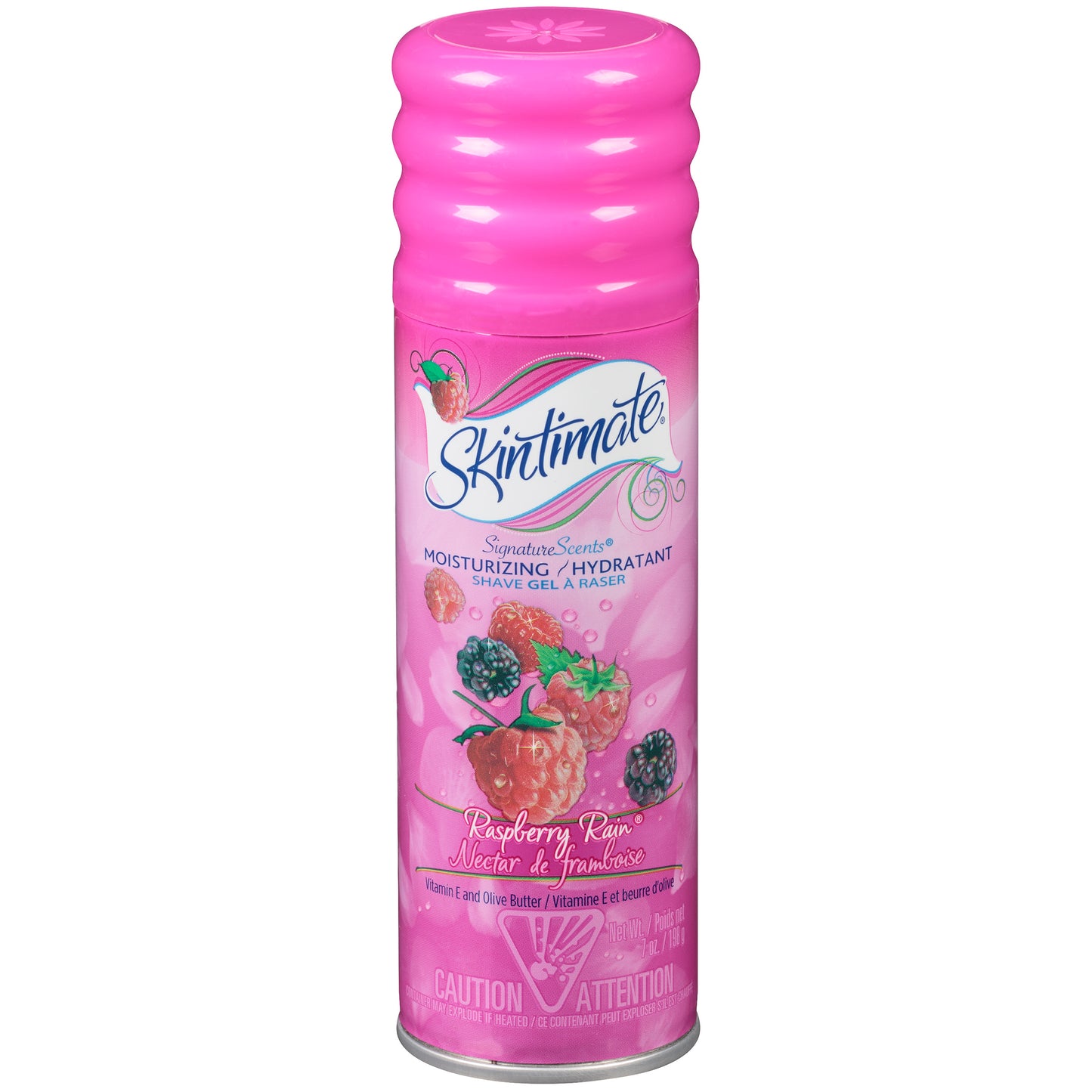 SKINTIMATE MOIST SHAVE GEL RASPBERRY RAIN 7OZ