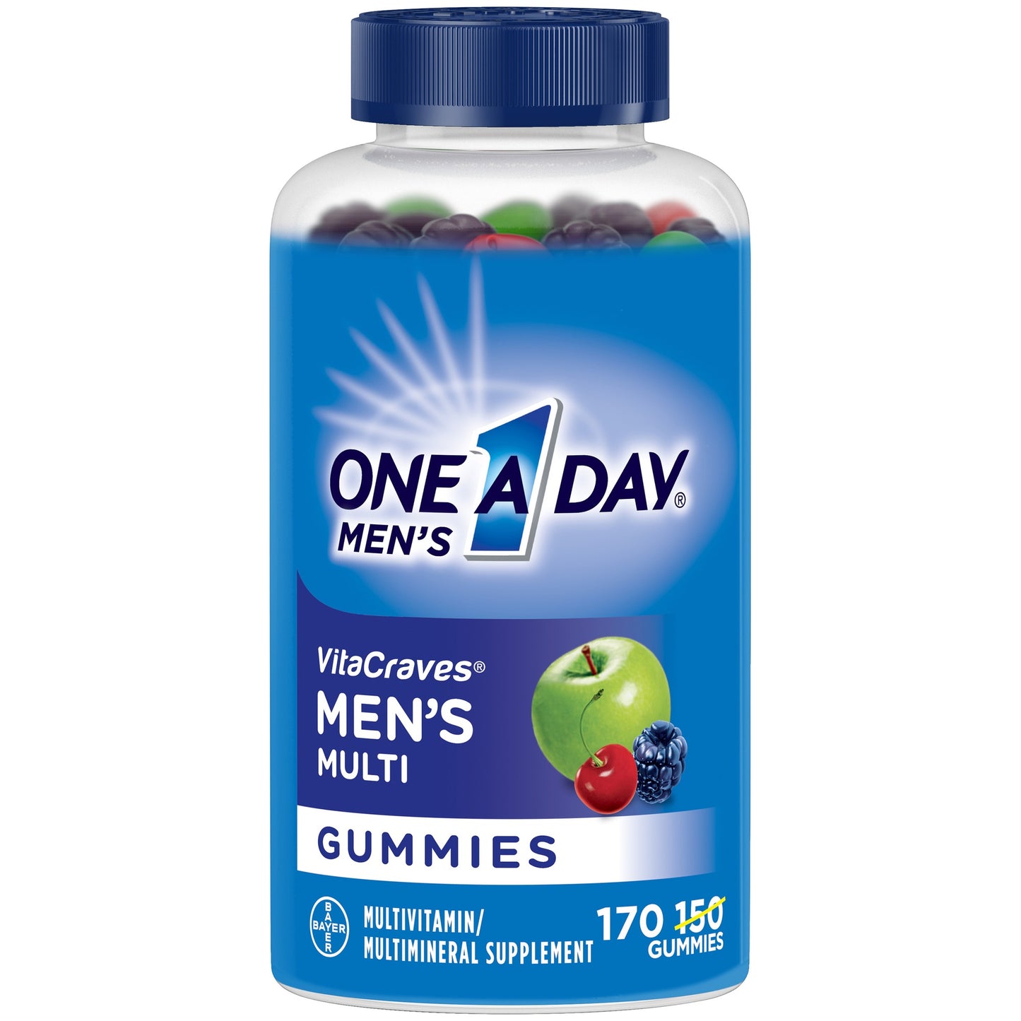 ONE A DAY VITACRAVES GUMMIES MEN 170