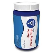 PACKING STRIPS STERILE 1/4" X 5 YDS