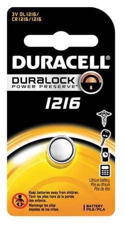 DURACELL WATCH BATT LITHIUM COCELL #DL1216BPK