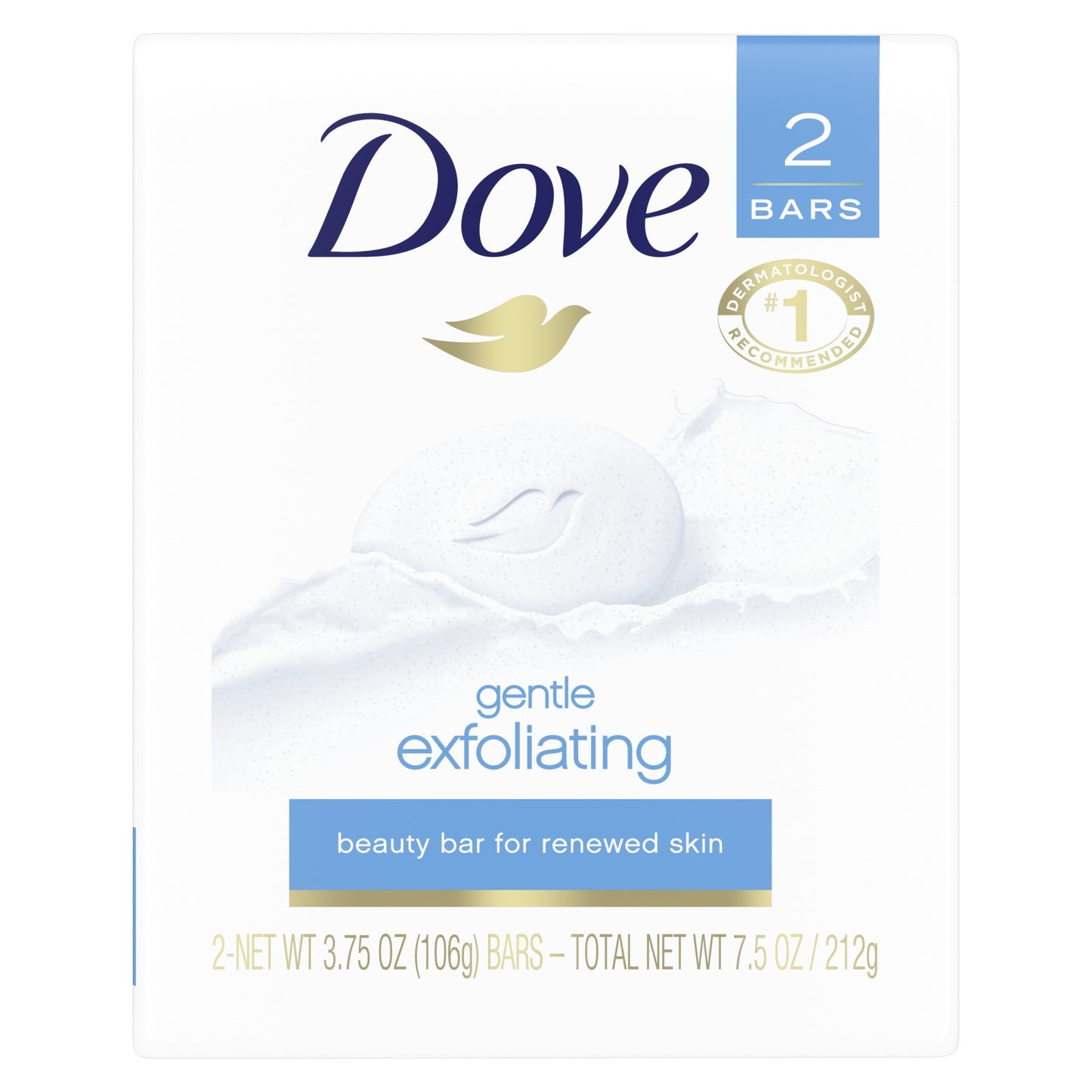 DOVE SOAP BAR EXFOLIATING 4.2 OZ 2PK