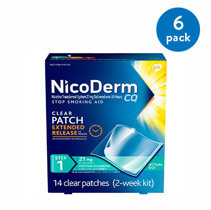 NICODERM CQ CLEAR 21 MG 14 STEP 1 (OTC)