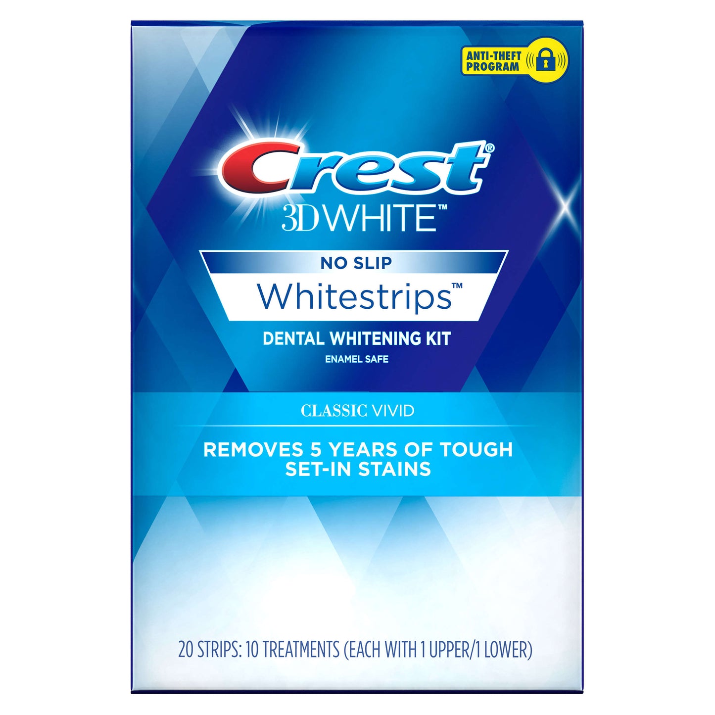 CREST 3D WHITE WHITESTRIPS CLASSIC VIVID 10