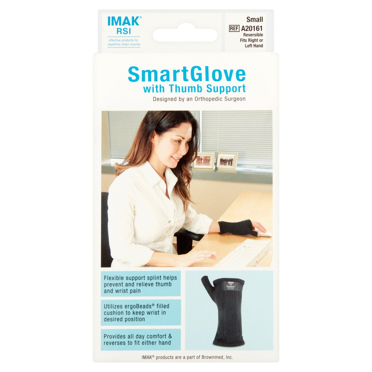 SMART GLOVE W/THUMB SUPPORT SM
