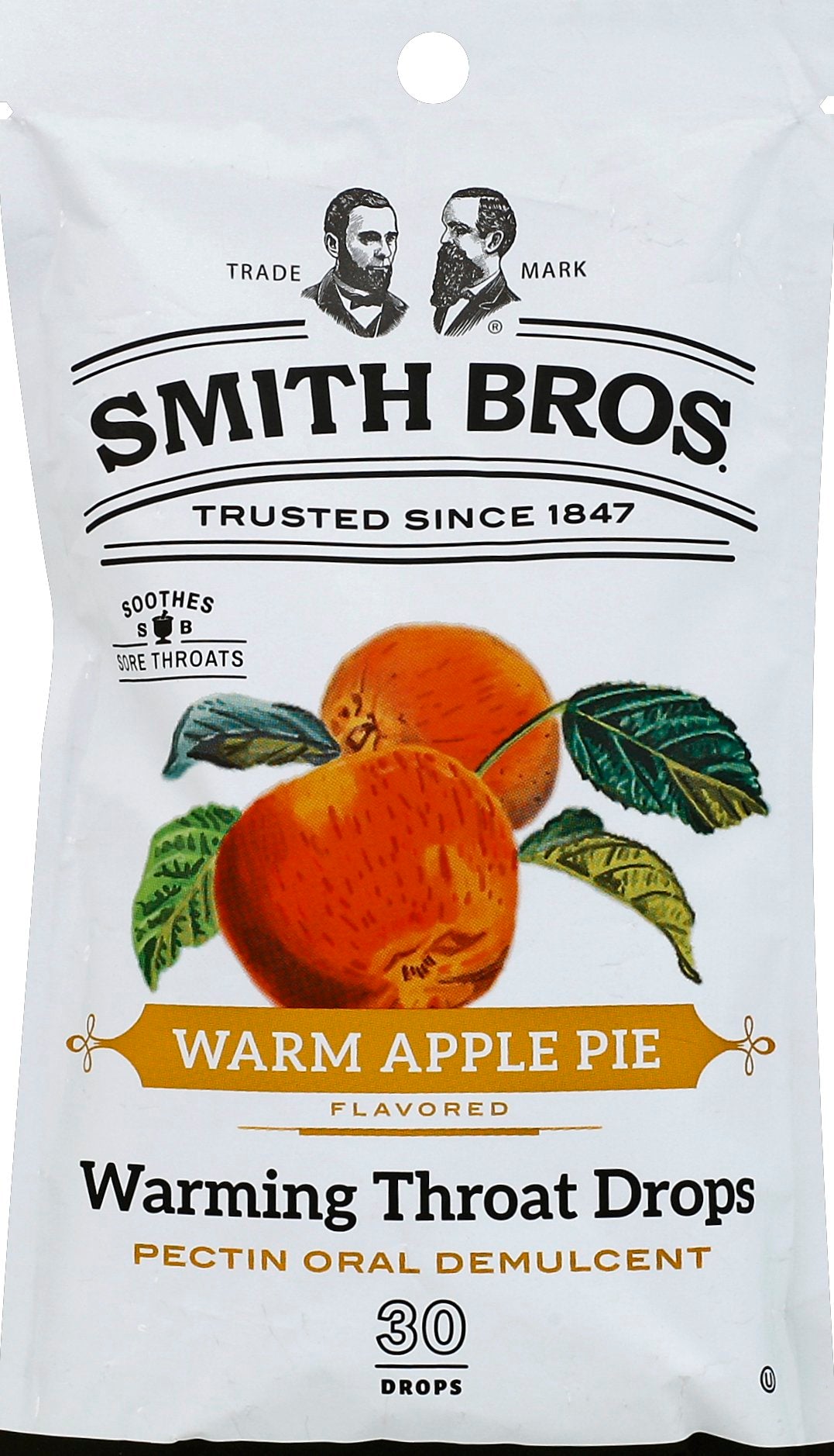 SMITH BROTHERS THROAT DROP WARM APPLE PIE 30