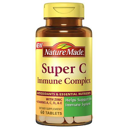 SUPER C W/ VITAMIN D & ZINC TAB 60 NM