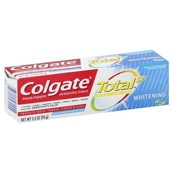 COLGATE TOTAL WHITENING TOOTHPASTE GEL 3.3 CG