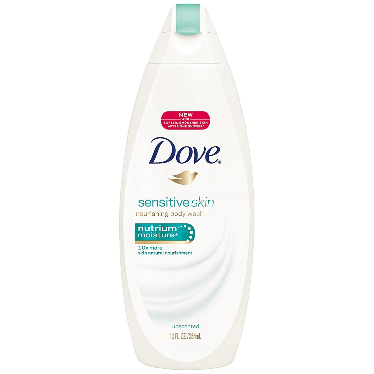 DOVE BODY WASH SENSITIVE SKIN W/NUTRIUM 12 OZ