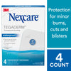 NEXCARE TEGADERM DRESSING 4 X 4 3/4" (4)