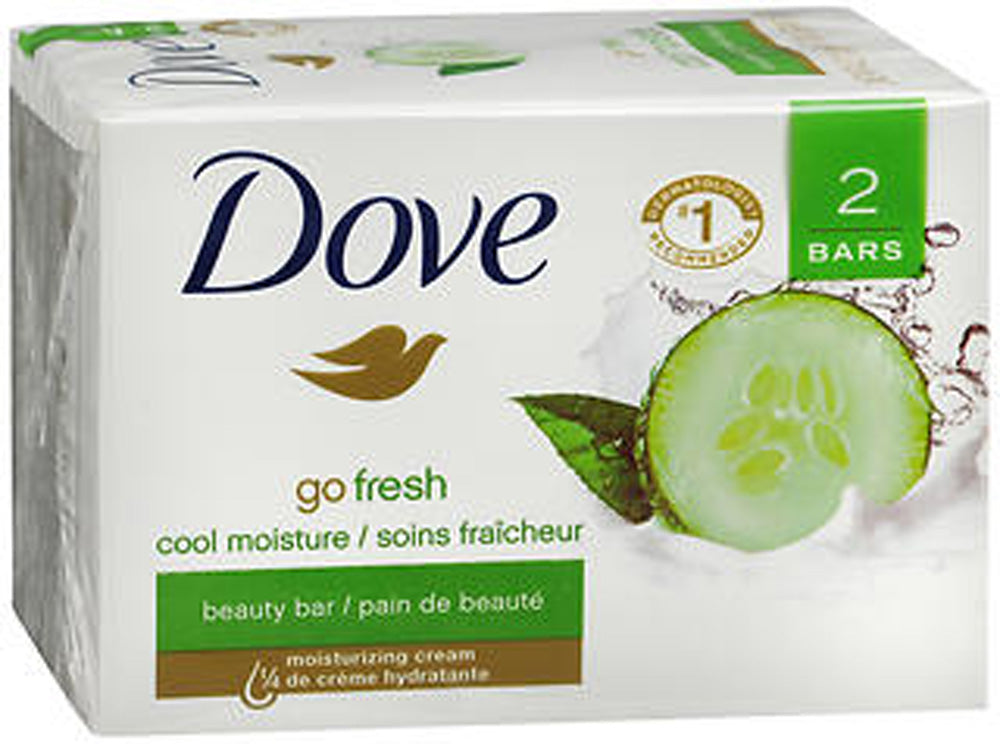 DOVE SOAP BAR GO FRESH COOL MOIST 4.25 OZ 2PK