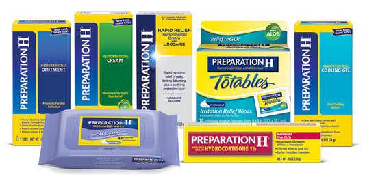 PREPARATION H MEDICATED WIPES REFILL 48