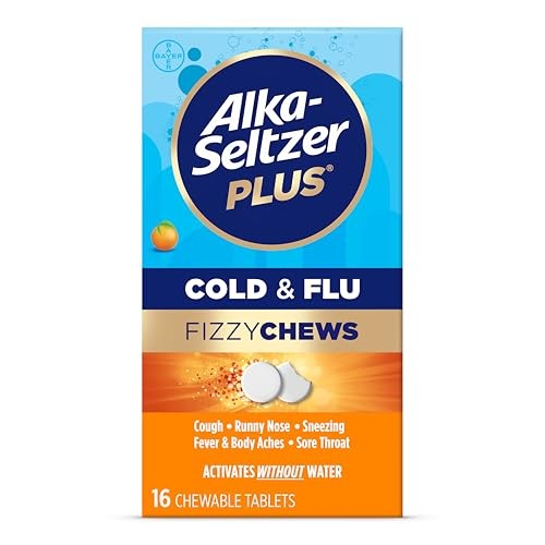 ALKA SELTZER PLUS COLD & FLU FIZZY CHEW OR 16