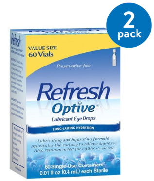 REFRESH OPTIVE LUB EYE DROP PF 60