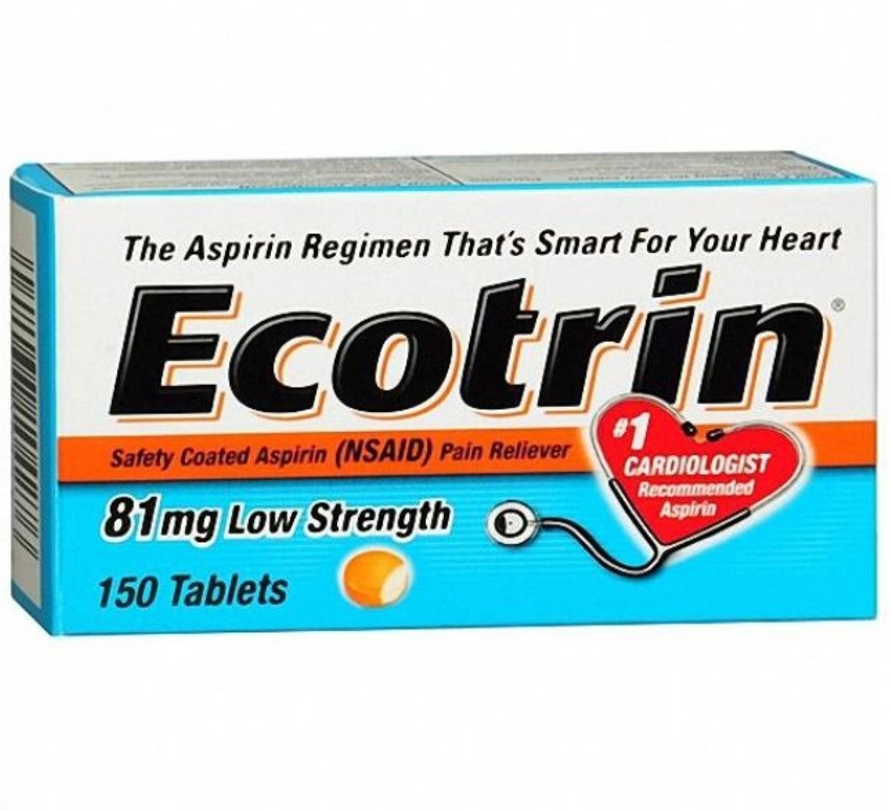 ECOTRIN TAB 81 MG 150