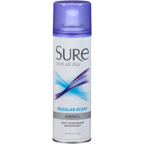 SURE A/P SPRAY DEODORANT REGULAR 6 OZ
