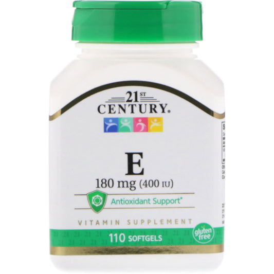 21ST CENTURY VIT E 400 IU + DL-ALPHA SGEL 110