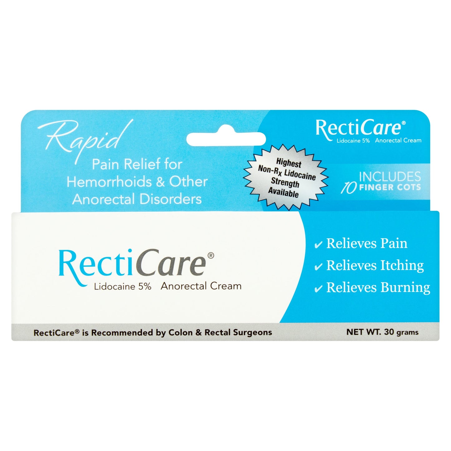 RECTICARE ANORECTAL CREAM 5% 30 GM OTC