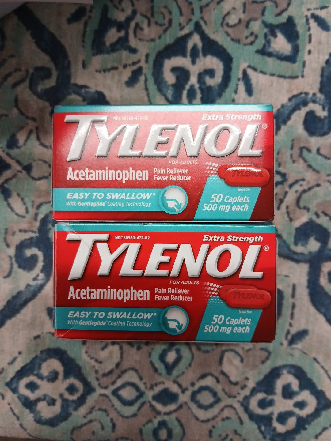 TYLENOL CAPL EX STR EASY TO SWALLOW 500 MG 50