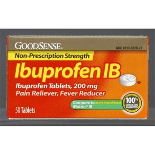 GS IBUPROFEN IB ORANGE COATED CAPLET 200MG 50